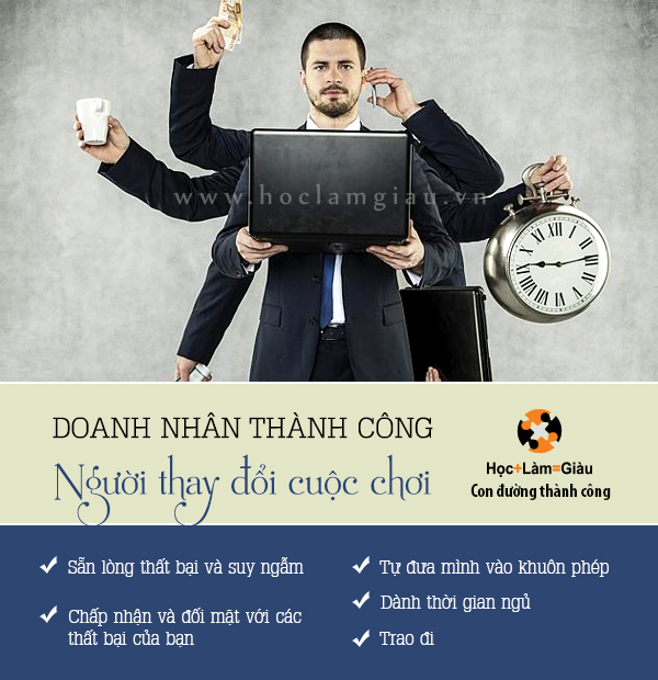 Doanh nhân thành công – Người thay đổi cuộc chơi