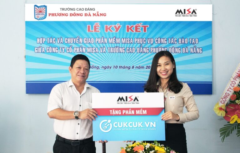 MISA ký kết hợp tác đào tạo với Cao đẳng Phương Đông