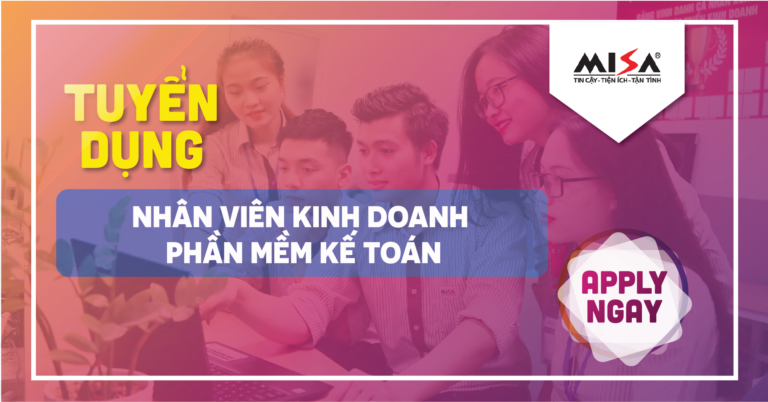 Tuyển dụng Nhân viên kinh doanh phần mềm kế toán