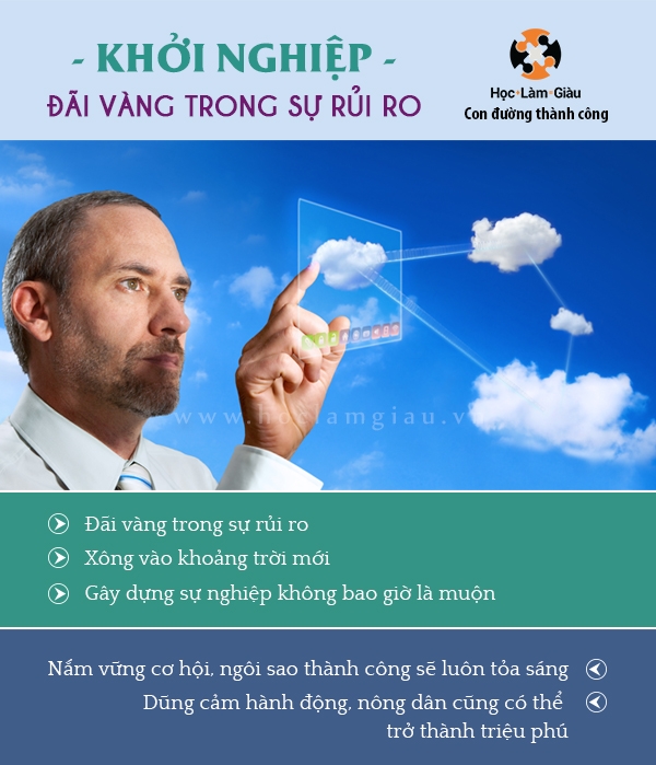 Khởi nghiệp: Đãi vàng trong sự rủi ro