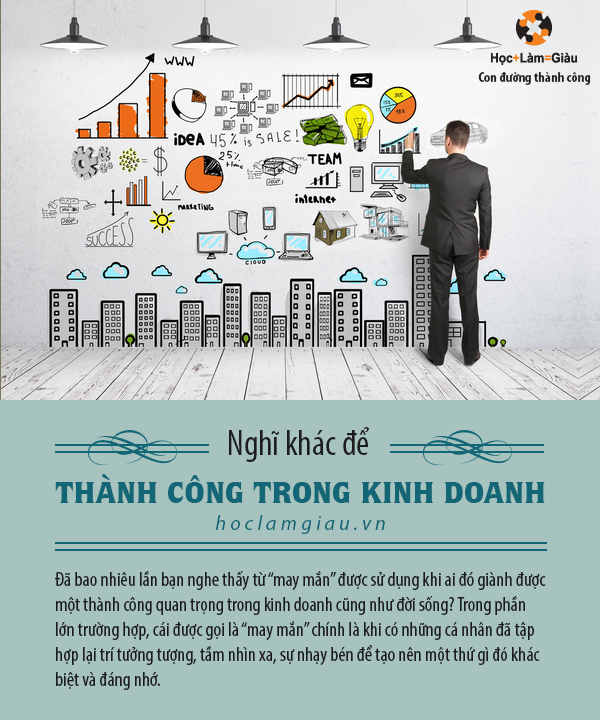 Nghĩ khác để thành công trong kinh doanh