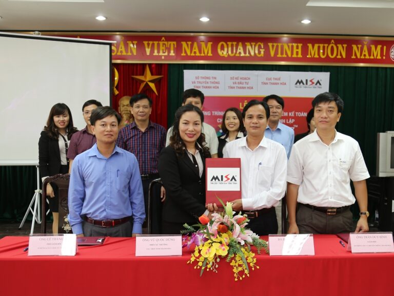 MISA tặng phần mềm kế toán cho doanh nghiệp mới Thanh Hoá