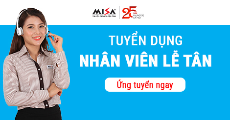 Tuyển dụng Nhân viên lễ tân