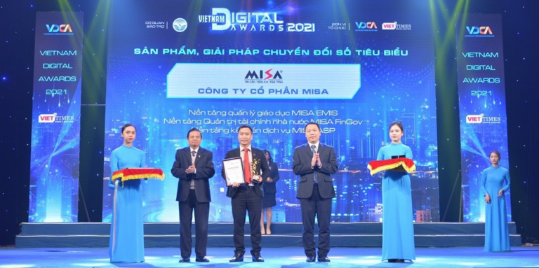 Các nền tảng của MISA giành giải thưởng Chuyển đổi số Việt Nam 2021