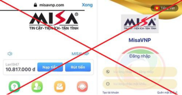 MISA cảnh báo phương thức lừa đảo giả mạo MISA chiếm đoạt tài sản